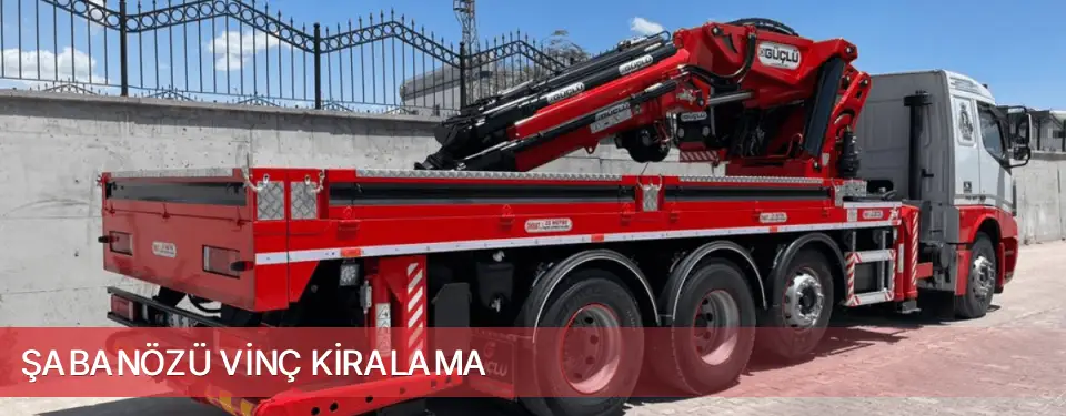 Şabanözü İlçemi Vinç Kiralama